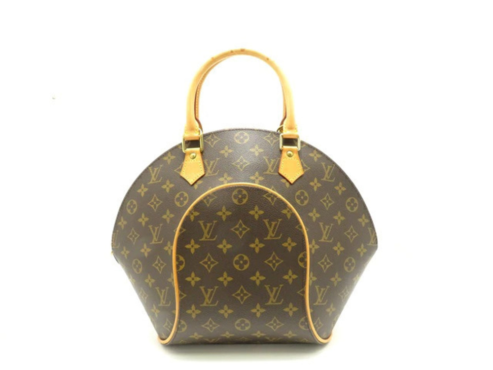 LOUIS VUITTON Ellipse Monogram Bag Handbag Canvas Brown